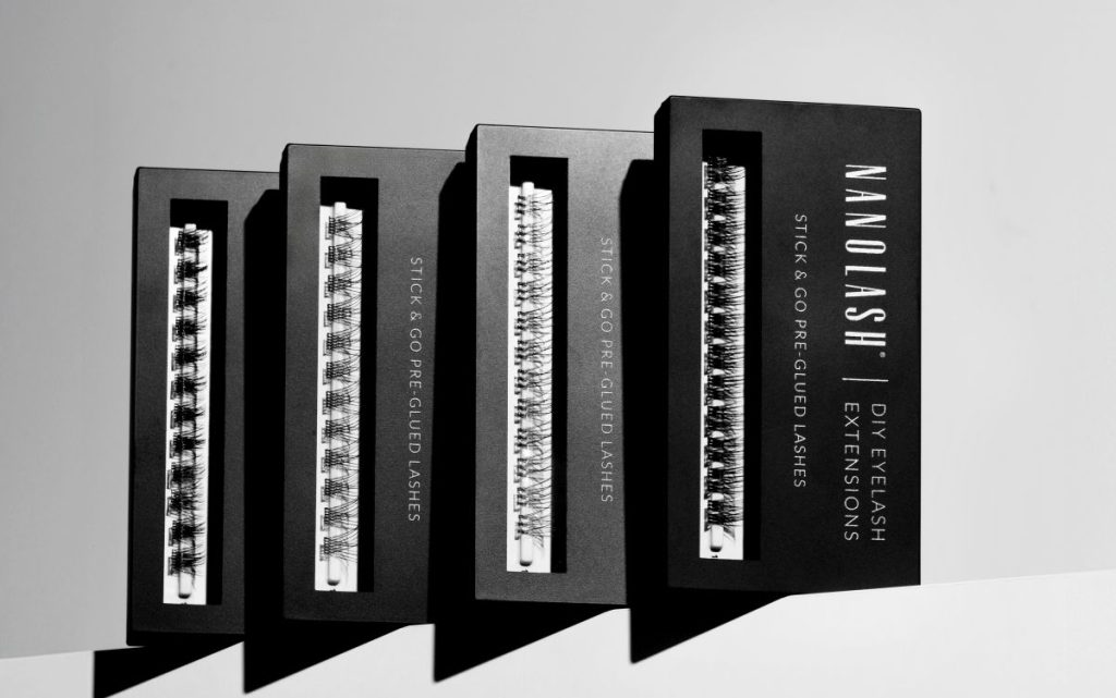 nanolash Umelé klastrové mihalnice Pre-Glued